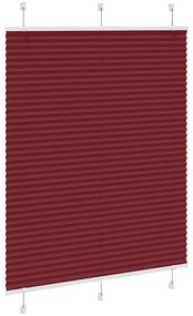 pliszírozott redőny Bordeaux piros 105x100 cm szövetszélesség