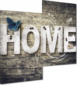 Vászonkép 60x60 Felirat Home