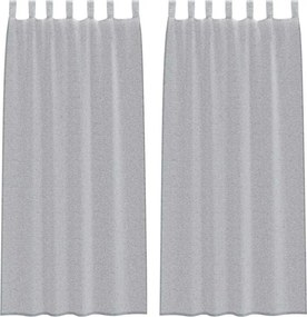 vidaXL Voile Függöny 2 pcs Sötétszürke 225 x 140 cm Poliészter