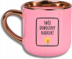 Bögre Rózsaszín Elegáns Nagy Vicces Ajándék Bögre Saját Nyomtatással