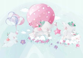 Gyerek fotótapéta Repülő Elefántok 312 x 219