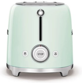 50-es évekbeli, Retro stílusú kenyérpirító, P2 pasztellzöld 950W - SMEG