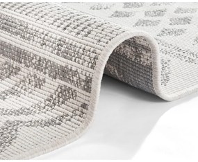Biri szürke-krémszínű kültéri szőnyeg, 80 x 350 cm - NORTHRUGS