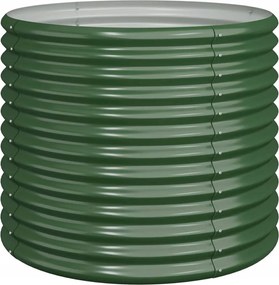 Virágtartó Kaspó Fém Zöld Zöldséges Virágtartó 80 X 80 X 68 CM