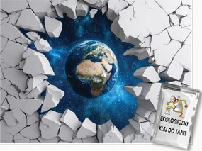 Gyerek Fotótapéta 3D Föld Kozmosz Gyerekszoba 250x175