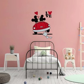 Falmatrica "Mickey és Minnie a kocsiban"