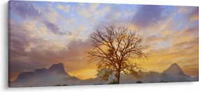 Kép - Táj napraforgóval (120x50 cm)