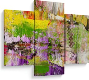 Absztrakció kép - festmény (90x60 cm)