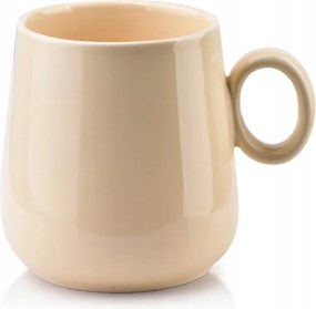 Alisa bézs porcelán bögre 400 ml