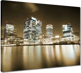 Vászonkép 50x40 Sephia Londoni kilátás