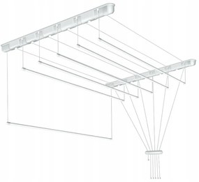 Erga Erga, mennyezeti akasztó ruhaszárításhoz 6x90 cm, fehér, ERG-SEP-10SUSSUF6PP09