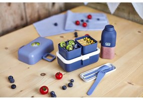 Pocket 3 részes kék utazó evőeszköz szett - Monbento