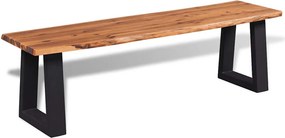 vidaXL tömör akácfa pad 145 cm
