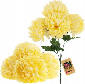 Mesterséges Krizantémok Művirág Csokor Krizantém váza