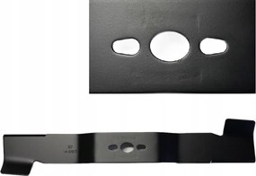 Benzinmotoros fűnyíró gyűjtő kés 49cm Nac S511 LS50 LP50 Ryobi Rlm