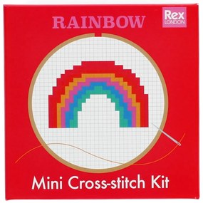 Kreatív készlet Cross-stitch Kit Rainbow – Rex London