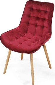 MIADOMODO Steppelt étkezőszék szett 2 db piros