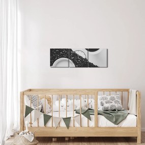 Kávé képe (órával) (90x30 cm)