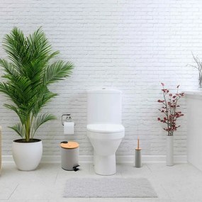 Szürkésbarna acél pedálos szemetes 5 l Adonis – Spirella