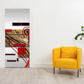 Fotótapéta ajtóra - Absztrakció (95x205cm)