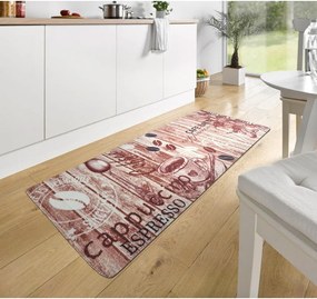Delicious Coffee barna konyhai futószőnyeg, 67 x 180 cm - Hanse Home