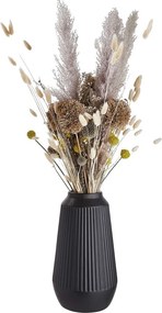 FINJA kerámia váza, fekete 31,5cm