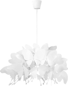 Gyerekszoba csillár FARFALLA 1xE27/60W/230V fehér