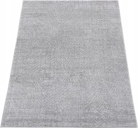 Szőnyeg 160x220 Szürke Modern Hálószoba Nappali Geometrikus Puha