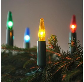 Karácsonyi lánc ASTERIA 10,5 m 16xE10/14V/230V színes