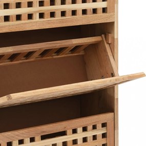 tömör diófa cipősszekrény 55 x 20 x 104 cm