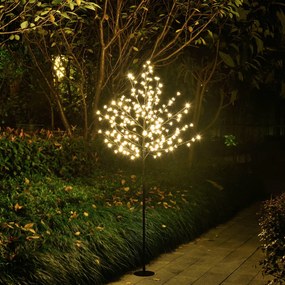 Világító fa – cseresznyevirág 200 cm, 220 fehér LED lámpával (meleg spektrum)