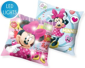 Disney Minnie Style Icon LED világító párna, díszpárna 40x40 cm