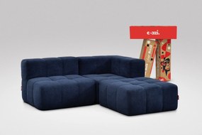 3 Teiliges Modulares Sofa – Blau