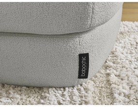 Világosszürke buklé lábtartó Leonore – Bobochic Paris