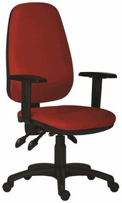 Bauer munkaszék karfás, piros