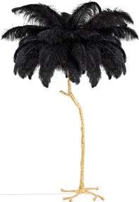 King Home TIFFANY JL0019.BLACK Állólámpa 5x40W/E27 IP20