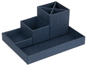 Lena sötétkék 4 részes asztali rendszerező - Bigso Box of Sweden