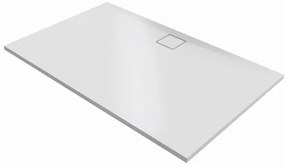 Zuhanytálca négyszögletes Hüppe EasyFlat 180x90 cm öntött márvány fehér matt EF0115.083