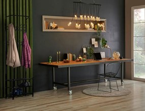 Álló ruhafogas cipőtartóval fekete