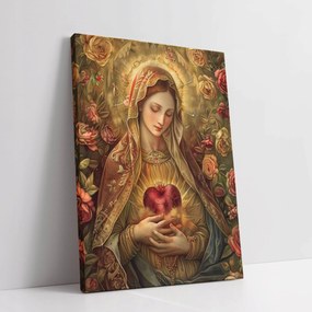 Vászonkép Szűz Mária szíve otthon nappali szoba 45x60