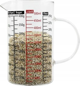 Konyhai mérőpohár MPLCo színtelen