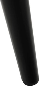 Szék, ekobőr világosszürke/fekete, HAZAL