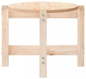 tömör fenyőfa dohányzóasztal 87 x 48 x 35 cm