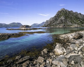 Poszter 50x40cm Sziklás tengerpart, Assaf Frank