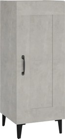 vidaXL betonszürke szerelt fa tálalószekrény 34,5 x 34 x 90 cm