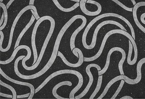 Dekoratív Fotótapéta Furnér Flizelin Csavaros formák 152x104