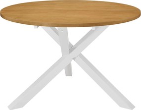 vidaXL fehér MDF étkezőasztal 120 x 75 cm