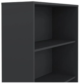 Antracitszürke könyvespolc 80x124 cm Sign – Tvilum