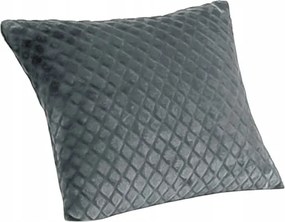 Párnahuzat 40x40 Rodosz dombornyomott rombusz szürke hamuszürke