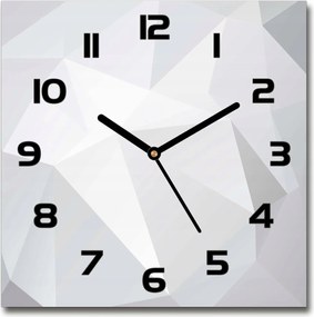 Csendes üveg falióra Absztrakt háttér 30x30